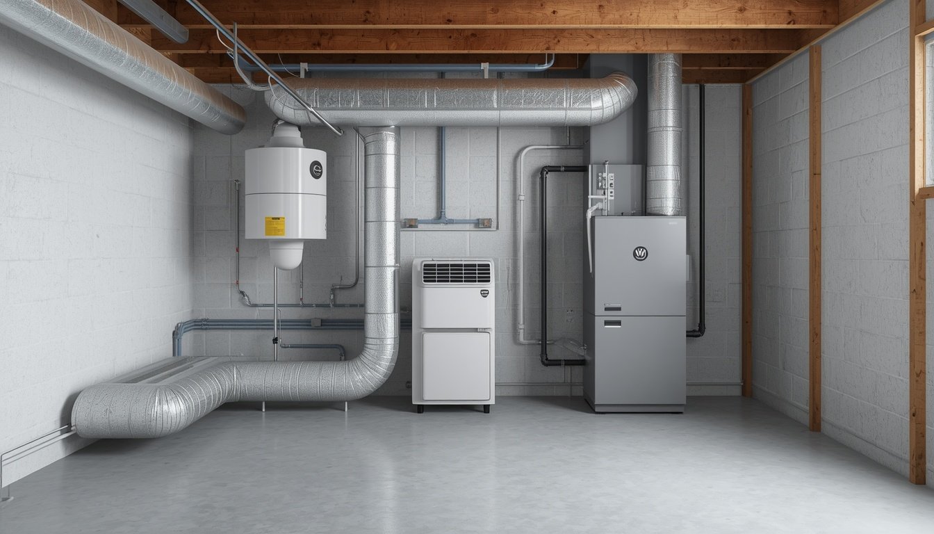 Indoor humidity monitor in a modern home