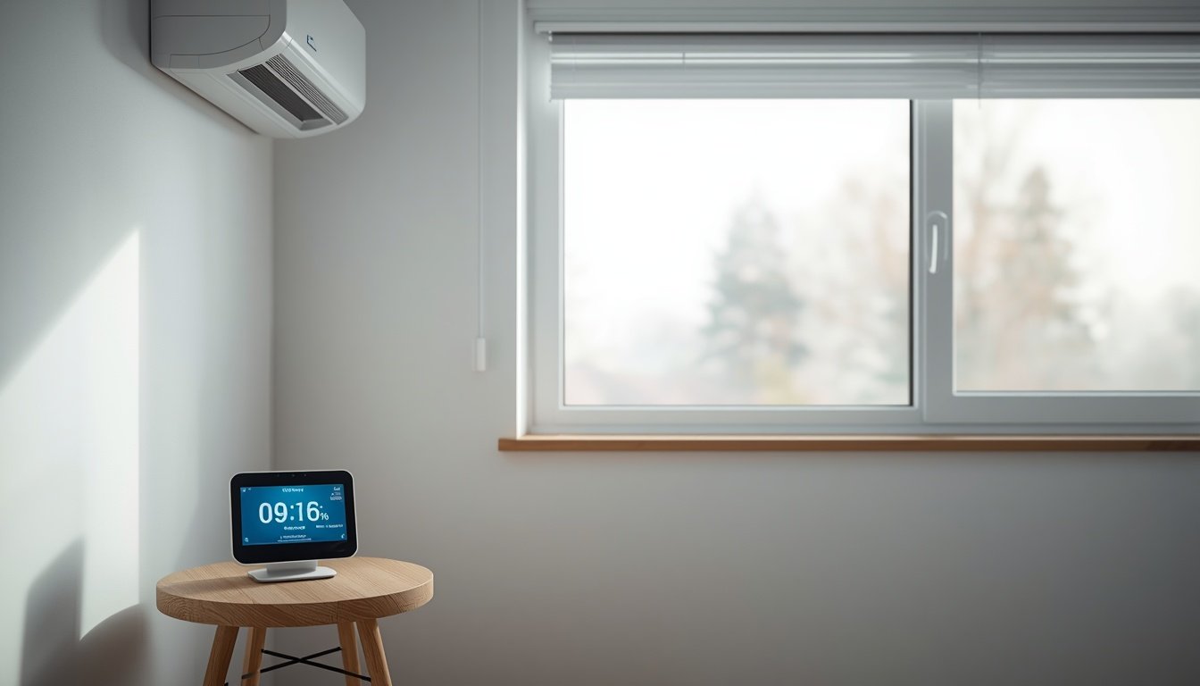 Indoor air quality monitor in a tightly sealed home
