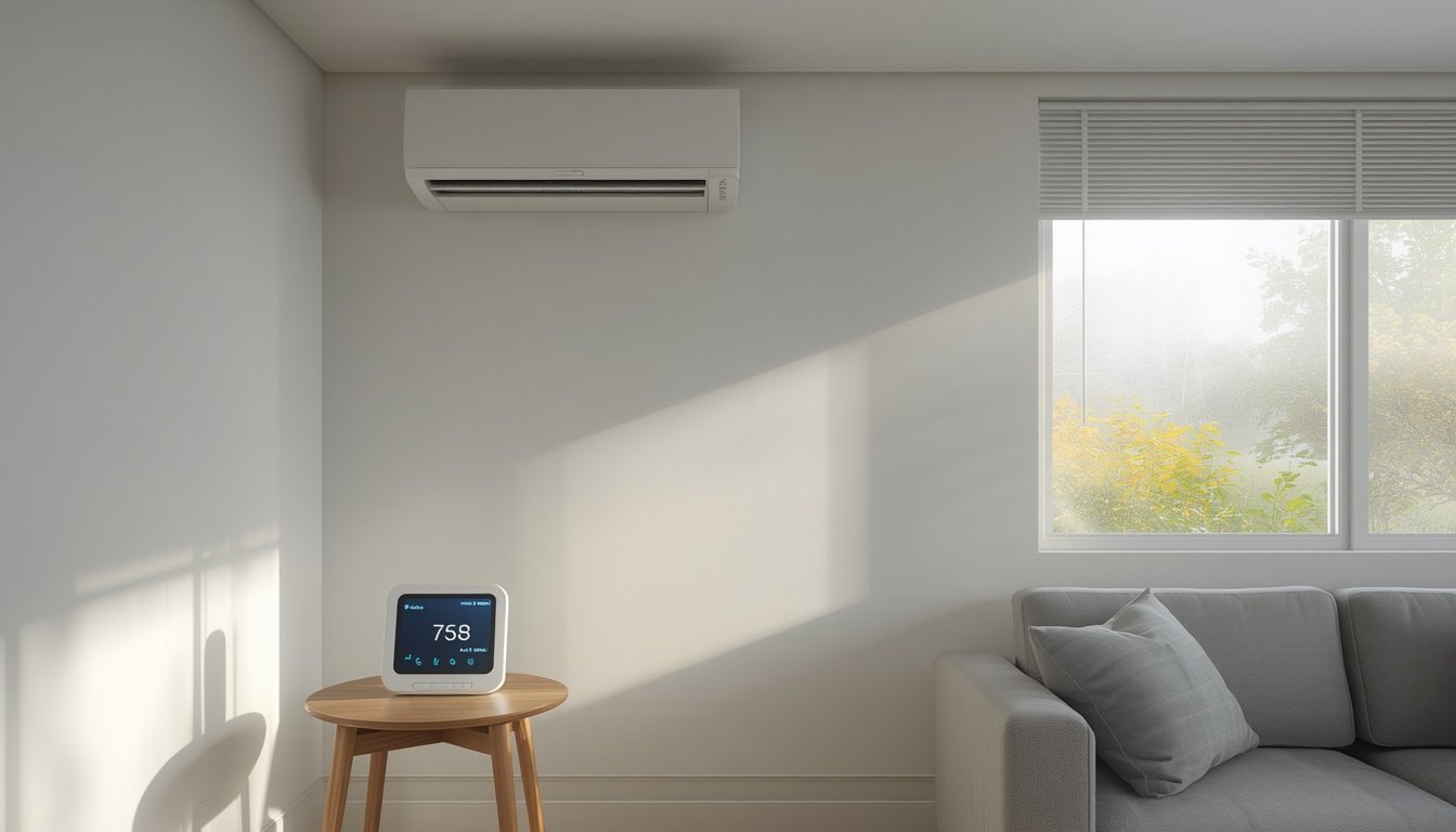 Homeowner consulting an HVAC installer before hiring