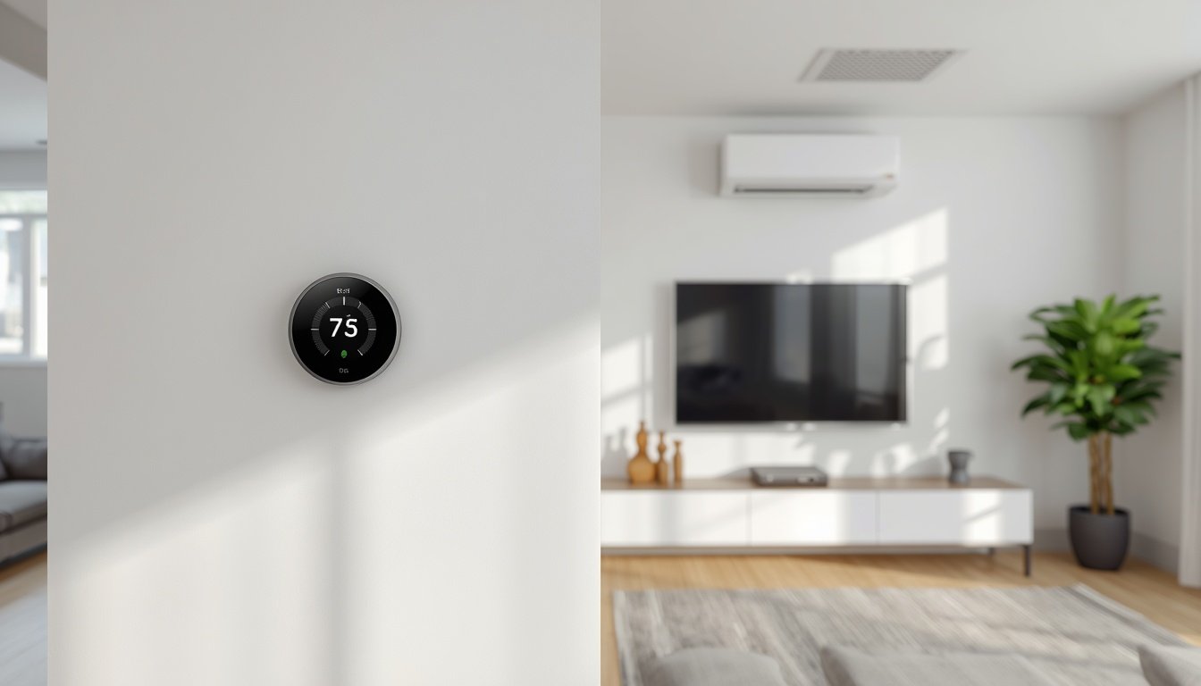Smart climate control system for a large multi-story home