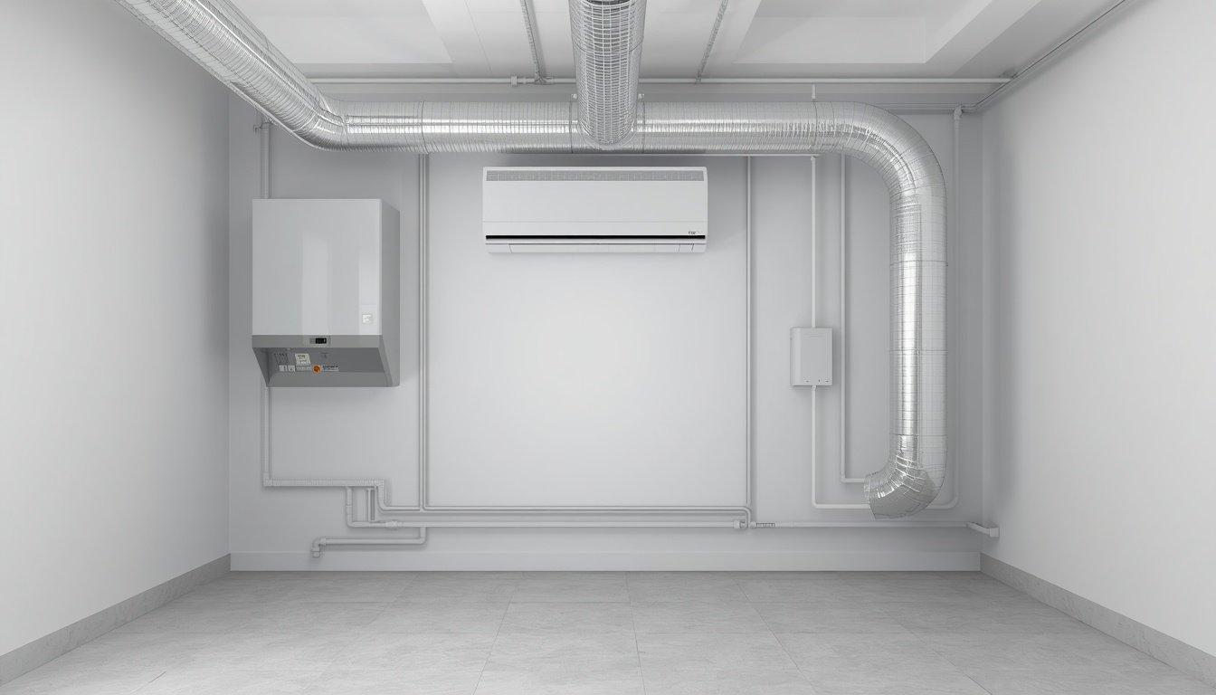 Mechanical ventilation system for an airtight home