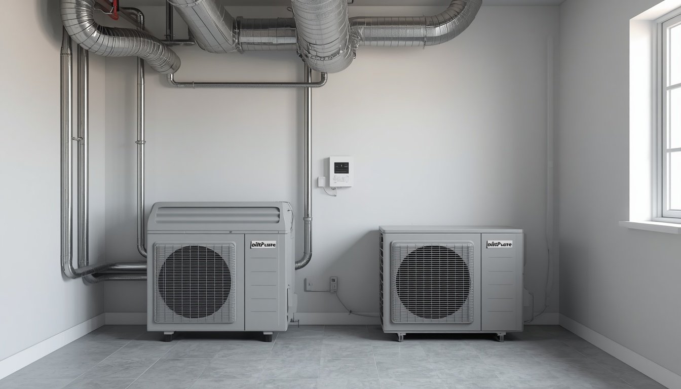 Do Whole-House Dehumidifiers Work? 2 Ducted whole-house dehumidifier in a basement mechanical room