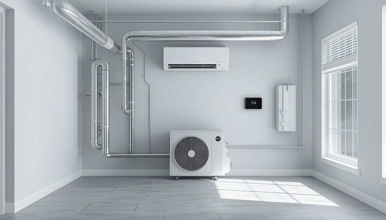 Smart thermostat controlling whole-home climate systems