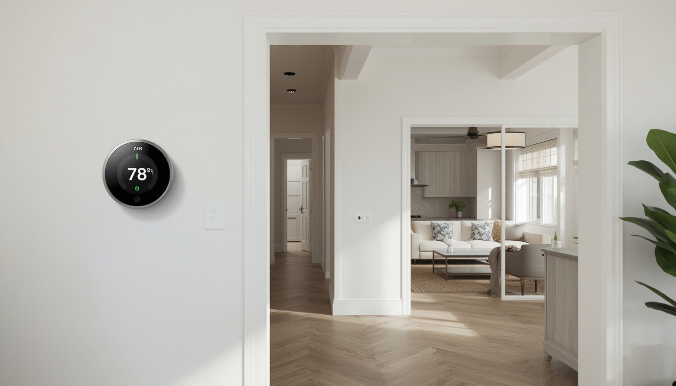 Integrated whole-home climate control system in a modern home