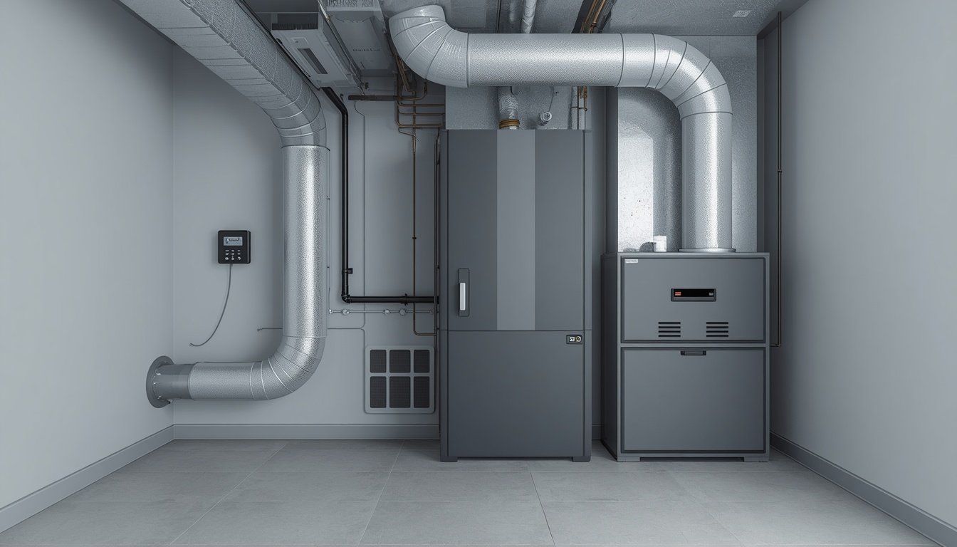 Whole-house air quality system with HVAC filtration equipment